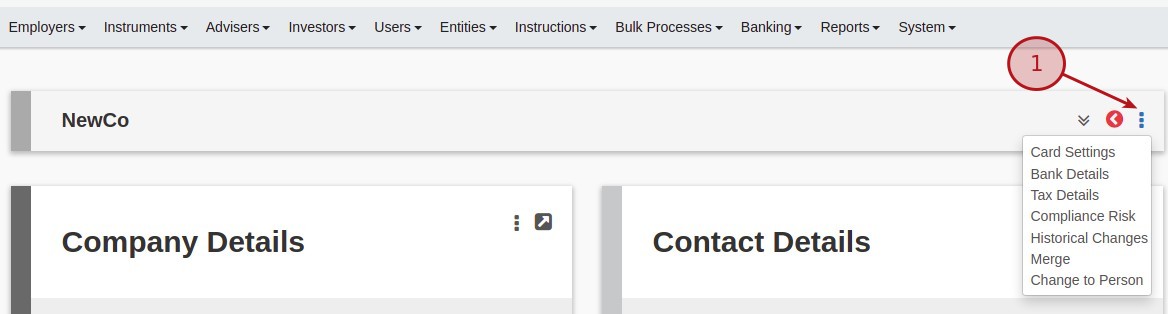 Information on a Company