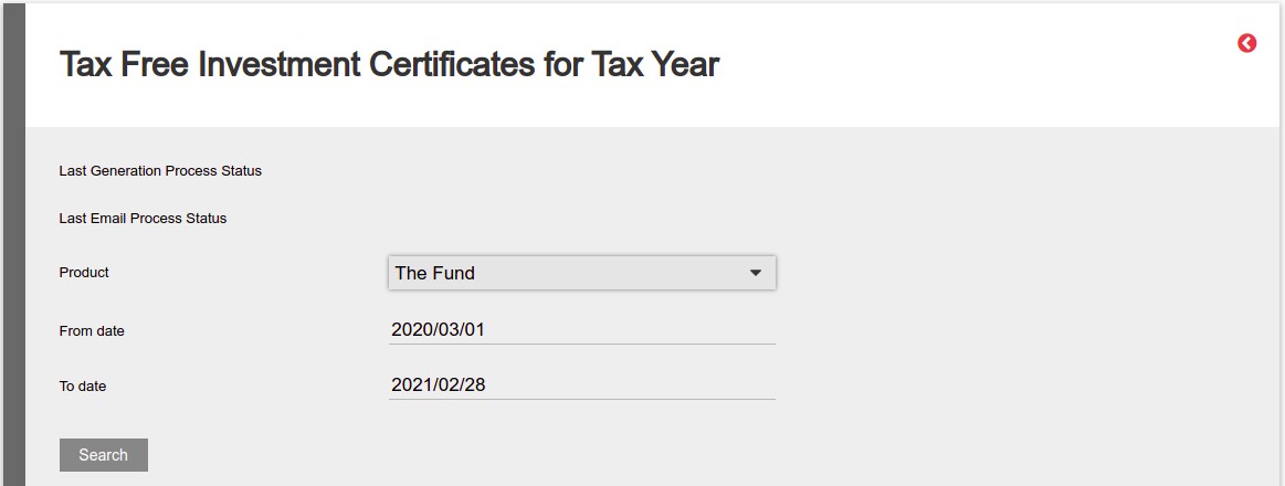 Tax Free Investment Certificate