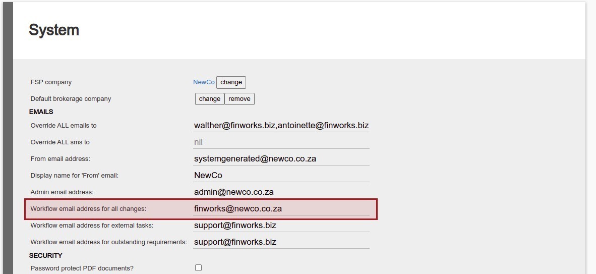 Change Request