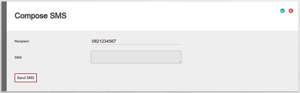 Compose SMS