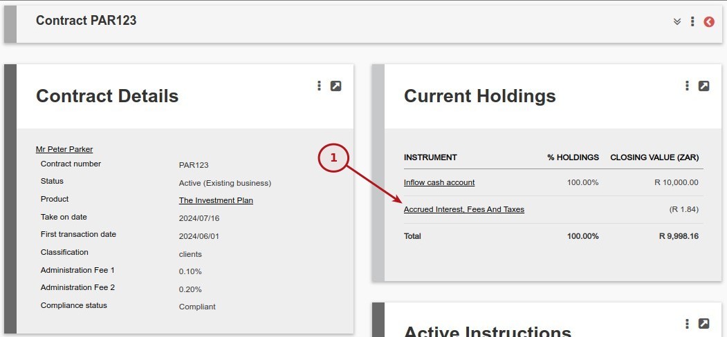 First System Fee Date