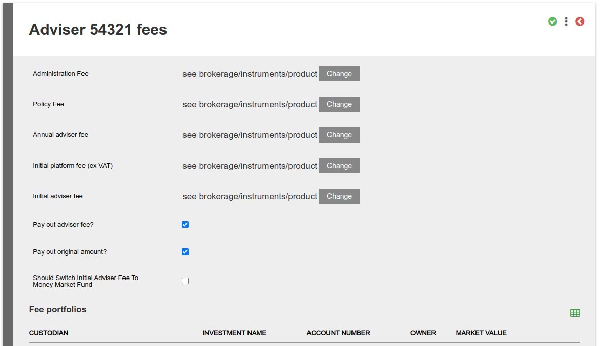 Overriding Fees Brokerage