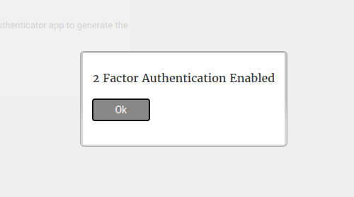 Two Factor Authentication